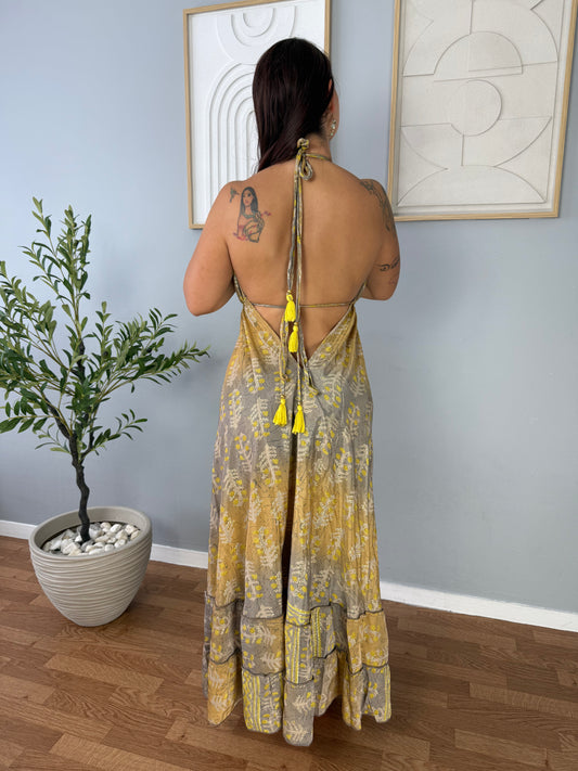 Robe Bohème Jaune JASMIN