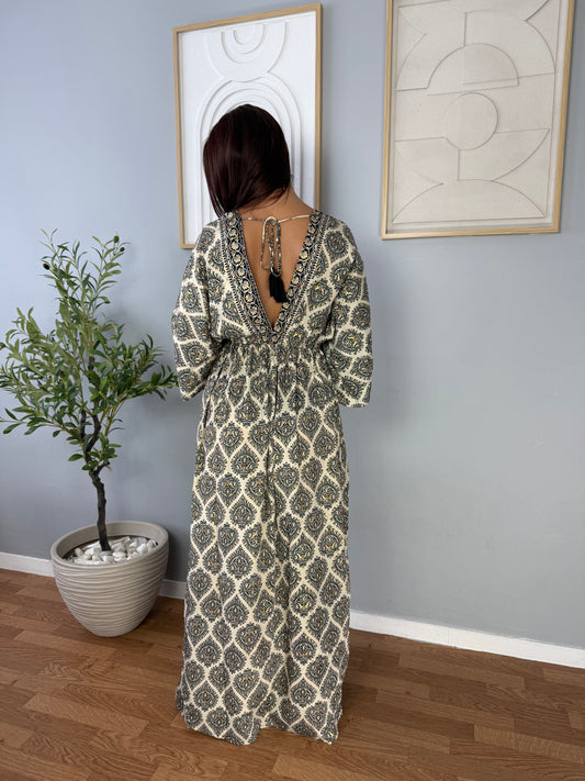 Robe Noire Manches Courtes LILA