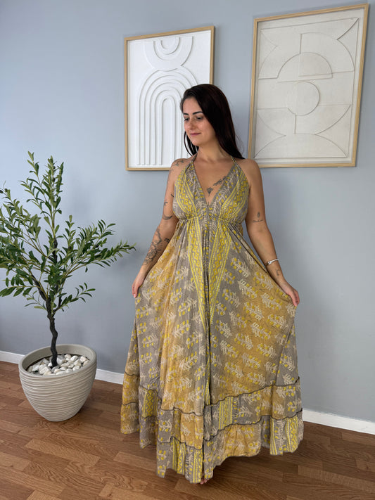 Robe Bohème Jaune JASMIN
