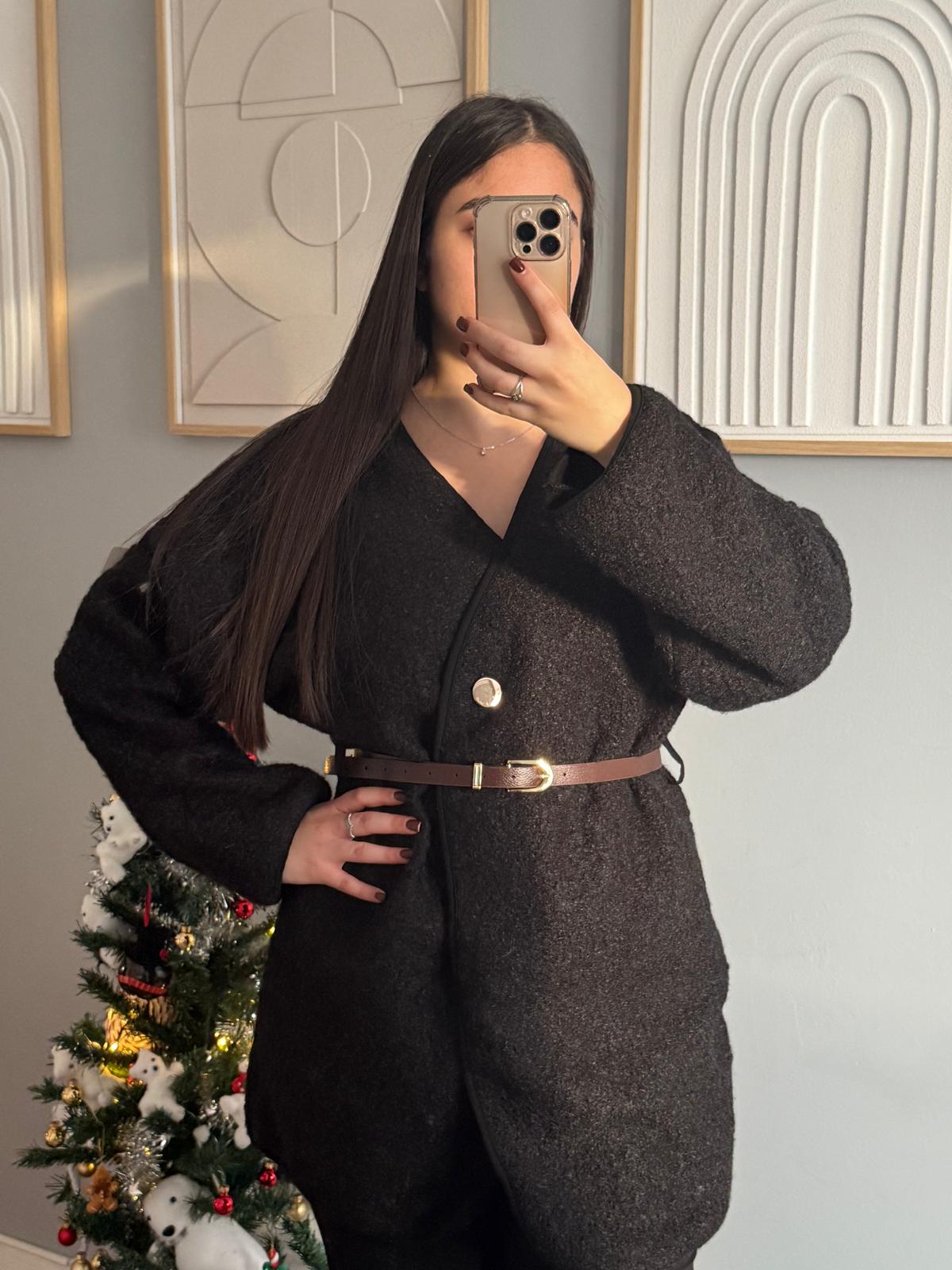 Gilet long noir